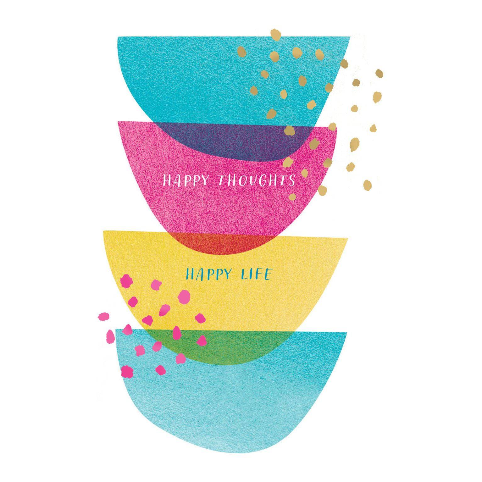 Balance birthday card from Pictura featuring a heartfelt design, perfect for sending warm wishes to loved ones.